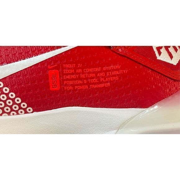 Nike Men's Force Zoom Trout 7 Pro Metal Baseball Cleats - Picture 8 of 9